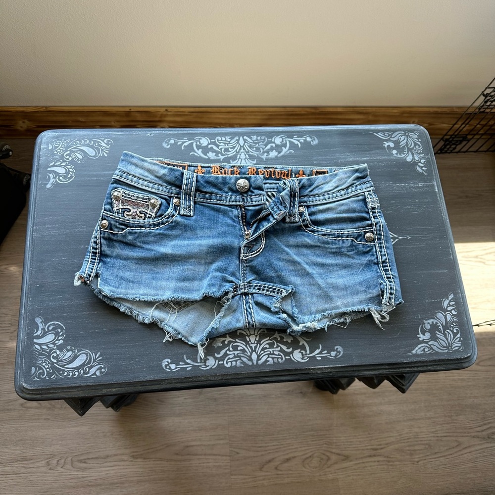 Blue Denim Women's Shorts